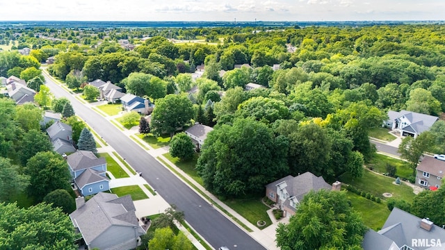 919 W Brookforest Dr, Peoria, IL 61615 - aerial overview of property's location with nearby suburban area