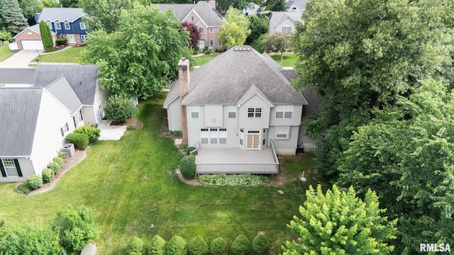 919 W Brookforest Dr, Peoria, IL 61615 - aerial perspective of suburban area
