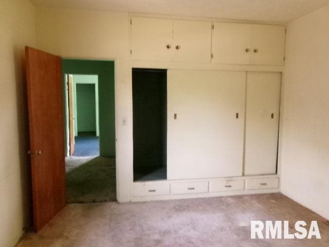 215 N Prairie St, Lacon, IL 61540 - unfurnished bedroom with carpet flooring
