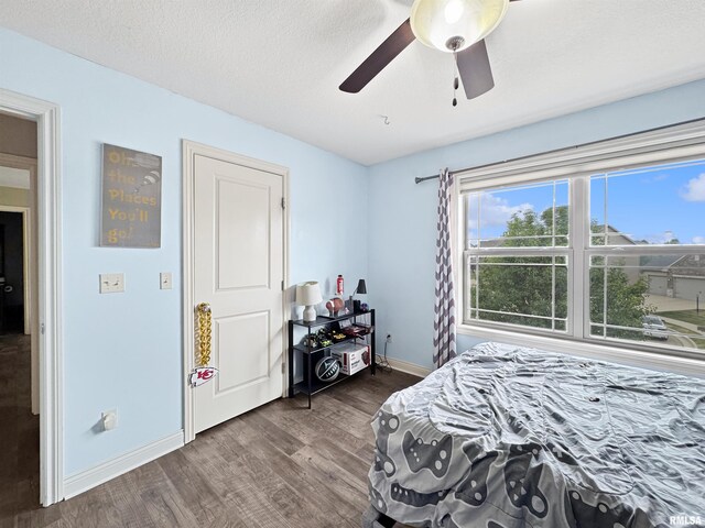 11030 N Ruby Ct, Dunlap, IL 61525 - bedroom featuring wood finished floors and ceiling fan