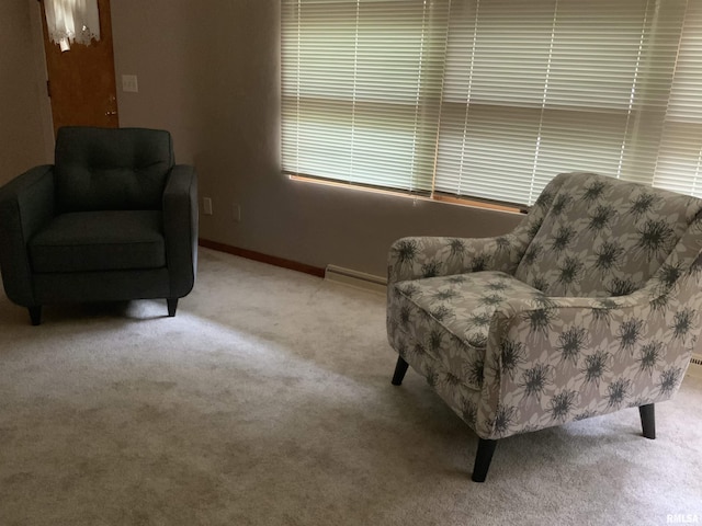 1104 S 8th St, Pekin, IL 61554 - sitting room with carpet flooring and baseboards