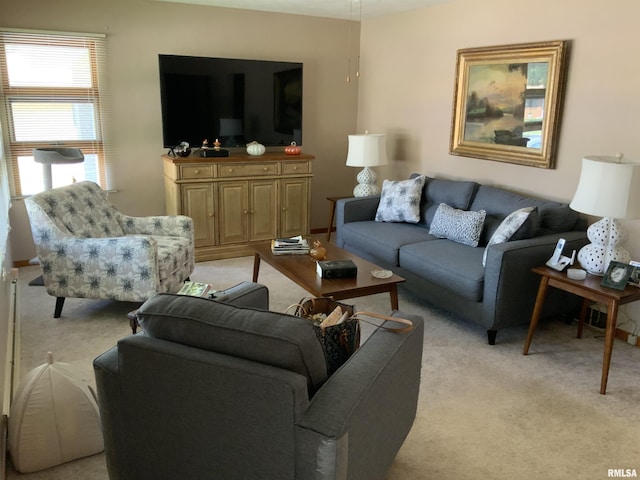 1104 S 8th St, Pekin, IL 61554 - living area featuring light carpet