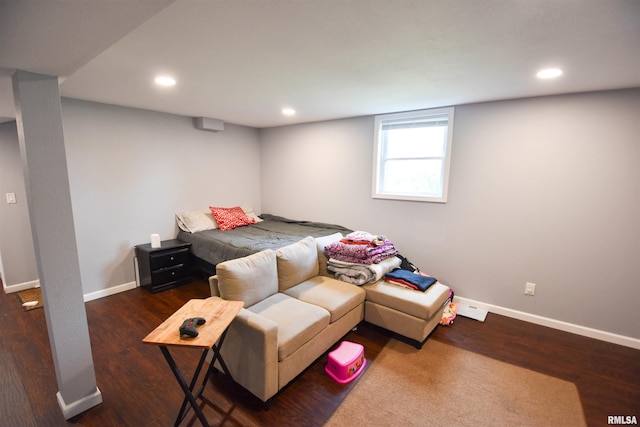 1825 Holiday Dr, Pekin, IL 61554 - bedroom featuring recessed lighting and wood finished floors