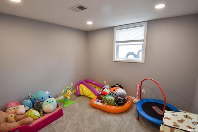 1825 Holiday Dr, Pekin, IL 61554 - playroom featuring carpet flooring and recessed lighting