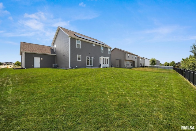 2821 W Lake Trail Ct, Dunlap, IL 61525 - back of property featuring solar panels