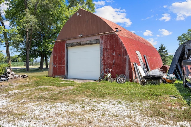 6312 N Kickapoo Edwards Rd, Edwards, IL 61528 - view of detached garage