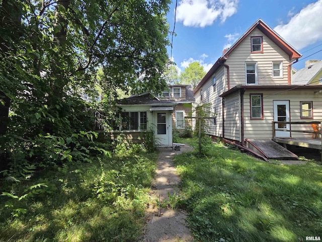 1808 W Fredonia Ave, Peoria, IL 61606 - rear view of property
