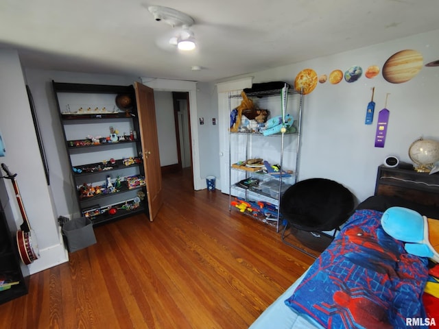1469 2100th St, Lincoln, IL 62656 - bedroom with wood finished floors