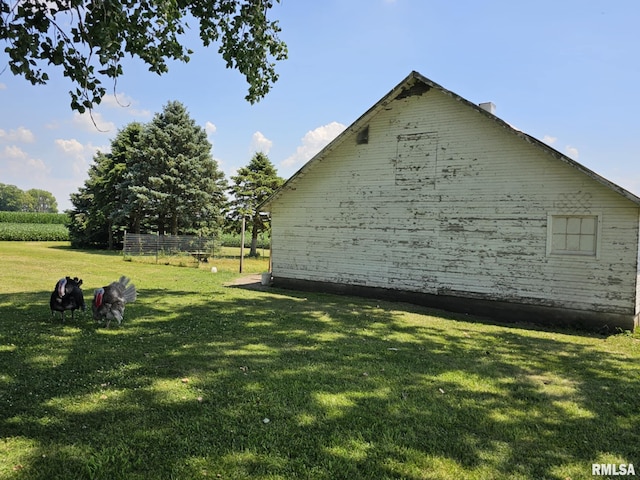 1469 2100th St, Lincoln, IL 62656 - view of home's exterior featuring a yard