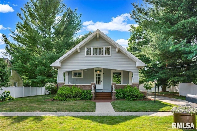 213 S Hanover St, Metamora, IL 61548 - view of front of property with covered porch