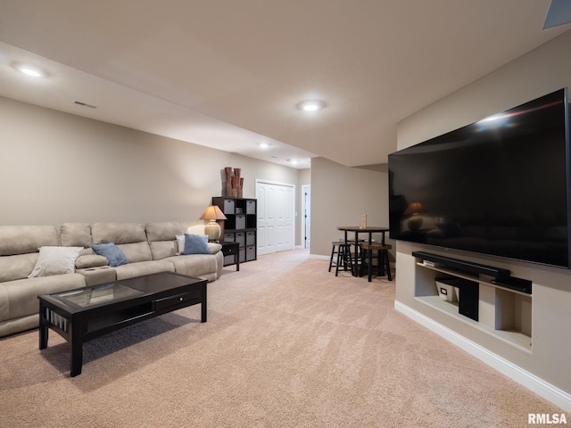 11014 N Saddlehorn Way, Dunlap, IL 61525 - living area with light colored carpet and recessed lighting
