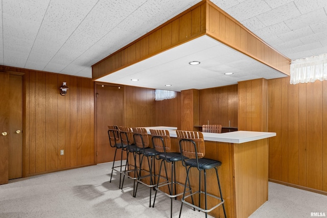 2400 W Callender Ave, West Peoria, IL 61610 - indoor dry bar with wooden walls