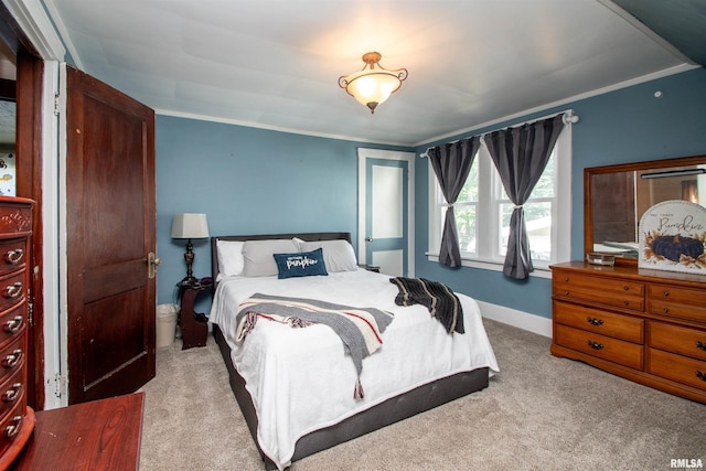 1926 W Callender Ave, West Peoria, IL 61604 - carpeted bedroom featuring ornamental molding and baseboards