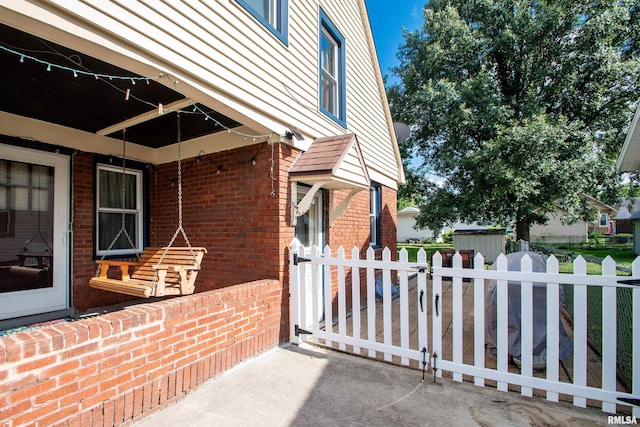 1926 W Callender Ave, West Peoria, IL 61604 - view of exterior entry with brick siding
