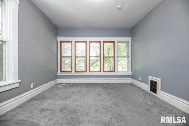 1121 N University St, Peoria, IL 61606 - carpeted spare room featuring baseboards