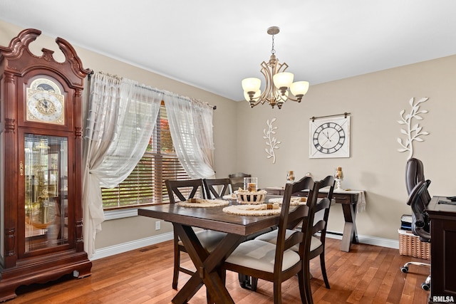 824 Debates St, Washington, IL 61571 - dining room with a chandelier and hardwood / wood-style flooring