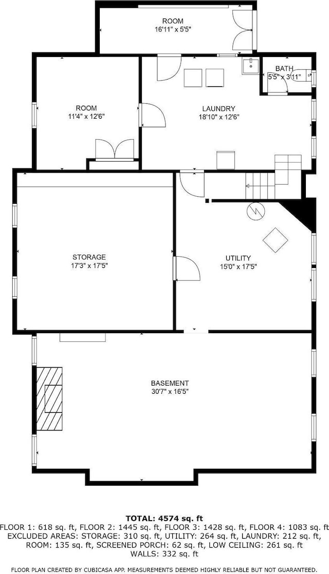 1227 W Barker Ave, Peoria, IL 61606 - view of property floor plan