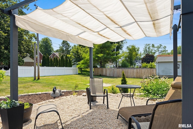 3126 N Avalon Pl, Peoria, IL 61604 - view of patio / terrace featuring a pergola