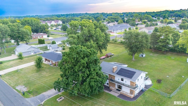 2810 Deveron Cir, Pekin, IL 61554 - aerial view at dusk of a residential view