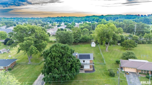 2810 Deveron Cir, Pekin, IL 61554 - aerial view at dusk