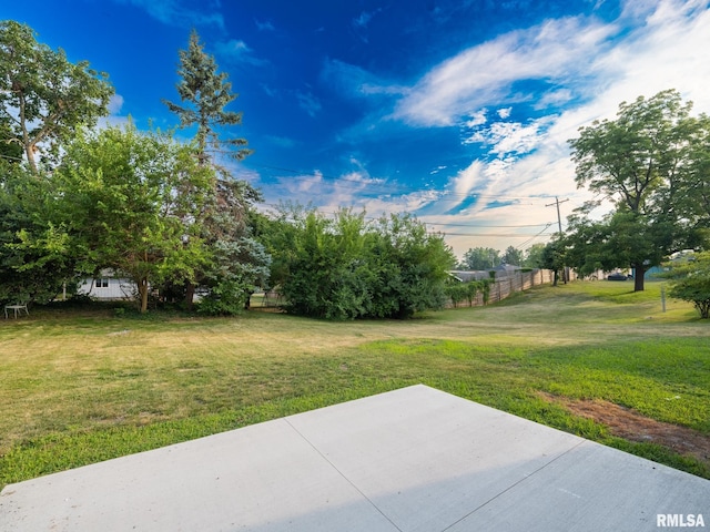 2922 W Larchmont Ln, Peoria, IL 61615 - view of yard featuring a patio area
