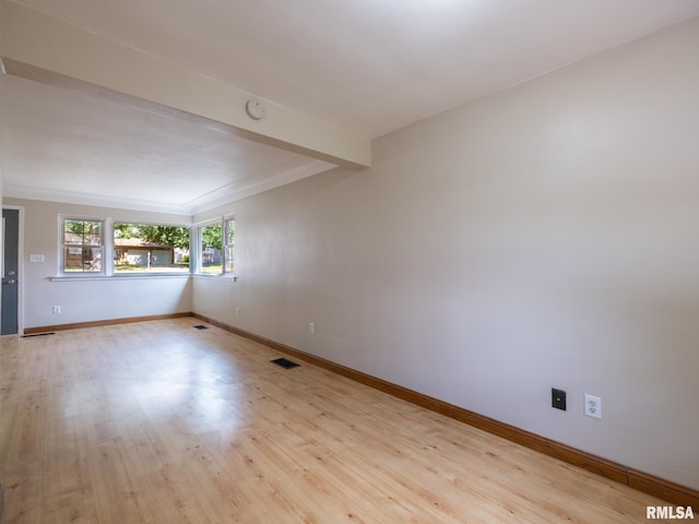 1505 N 9th St, Pekin, IL 61554 - unfurnished room with light wood finished floors and baseboards