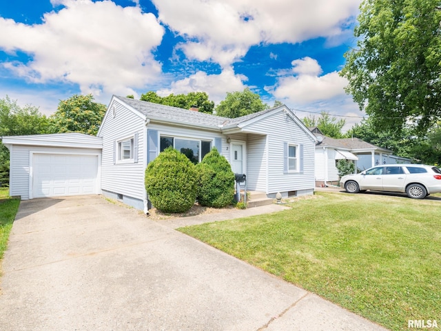 3 Starcevich Ct, Pekin, IL 61554 - view of front of property with a front yard and concrete driveway