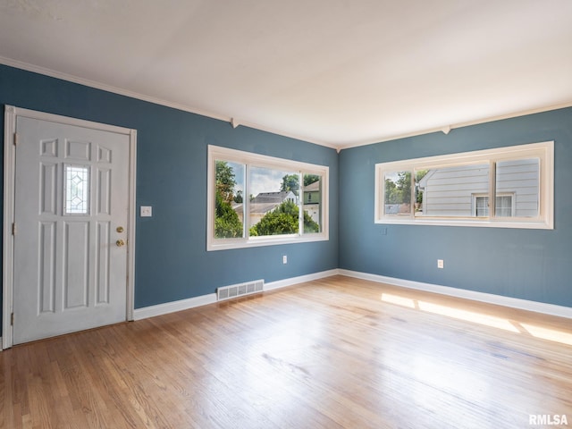 3 Starcevich Ct, Pekin, IL 61554 - foyer featuring ornamental molding and wood finished floors