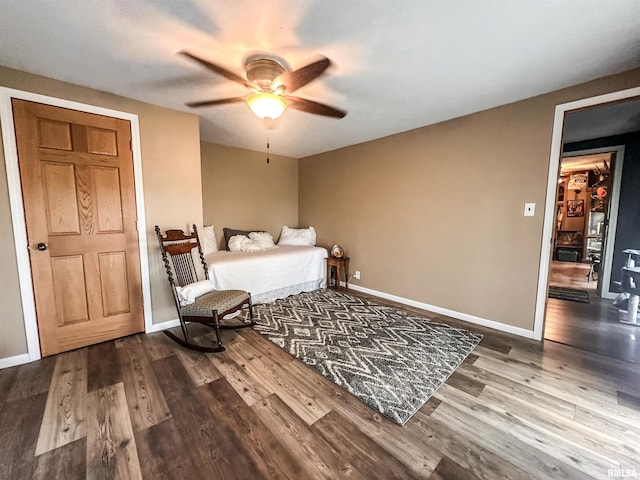 8373 State Route 93rd Rd, Toulon, IL 61483 - bedroom featuring wood finished floors and a ceiling fan