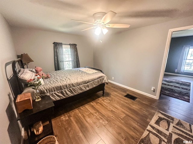 8373 State Route 93rd Rd, Toulon, IL 61483 - bedroom featuring wood finished floors and ceiling fan