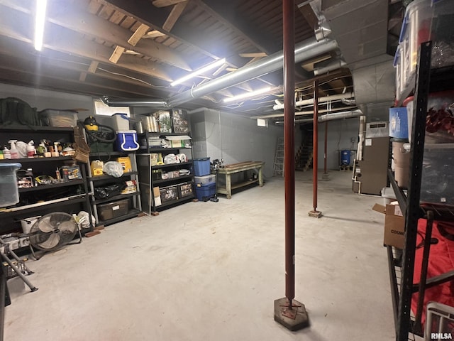 8373 State Route 93rd Rd, Toulon, IL 61483 - view of unfinished basement