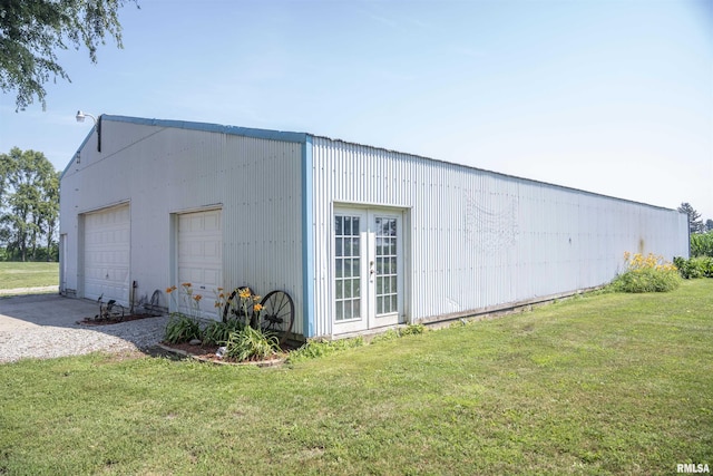 8373 State Route 93rd Rd, Toulon, IL 61483 - view of outbuilding with french doors