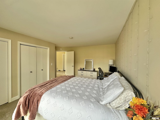 125 SW Jefferson Ave Unit W2A, Peoria, IL 61602 - carpeted bedroom with two closets