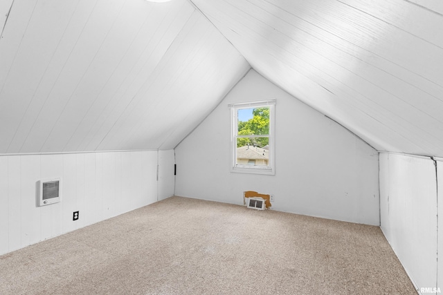 2046 W Wilson Ave, Peoria, IL 61604 - bonus room with carpet flooring, heating unit, and lofted ceiling