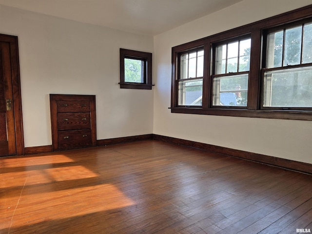 1113 S 5th St, Pekin, IL 61554 - spare room featuring hardwood / wood-style floors