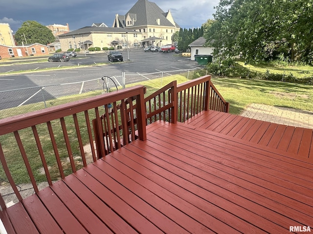 146 W Locust St, Canton, IL 61520 - view of wooden terrace
