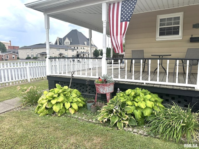 146 W Locust St, Canton, IL 61520 - view of patio / terrace with a wooden deck