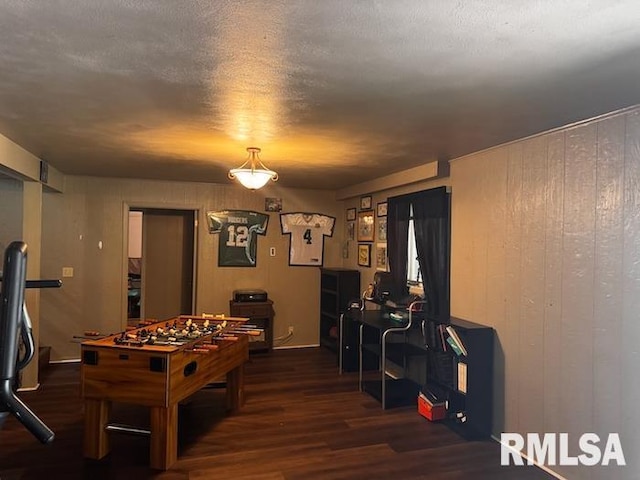 1415 E Sycamore St, Canton, IL 61520 - recreation room with wood finished floors