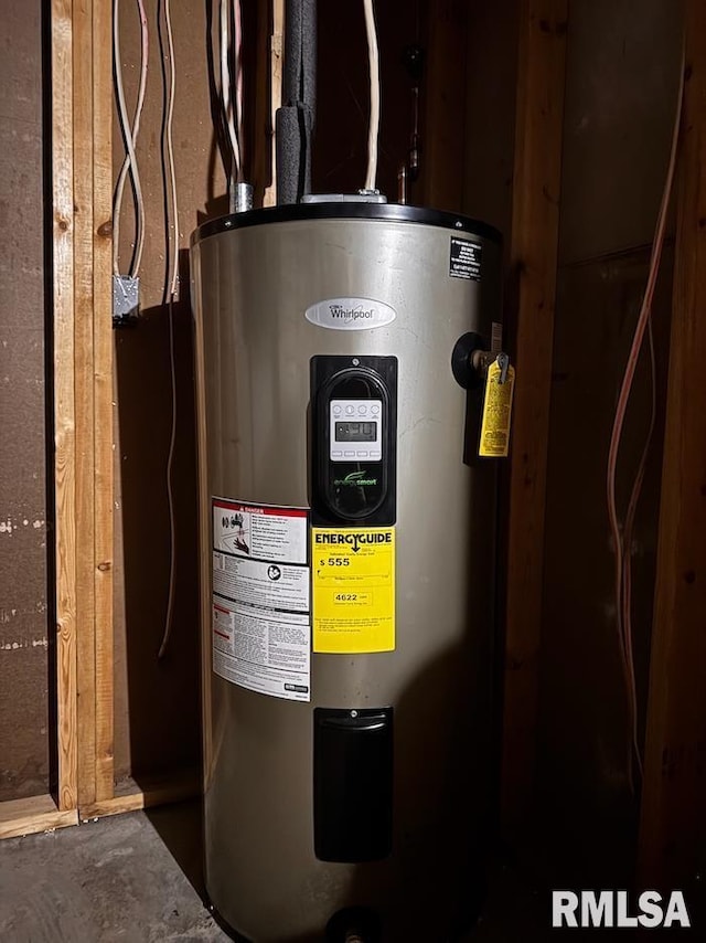1415 E Sycamore St, Canton, IL 61520 - utility room featuring water heater