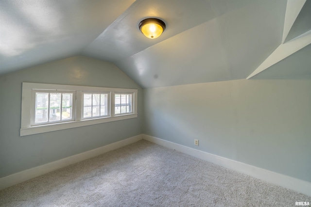 1025 E Maywood Ave, Peoria, IL 61603 - additional living space with carpet and vaulted ceiling