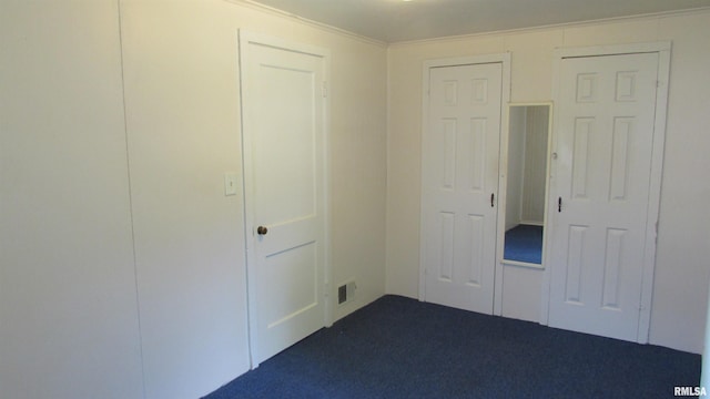 728 Hanna Dr, Pekin, IL 61554 - unfurnished bedroom featuring carpet and ornamental molding