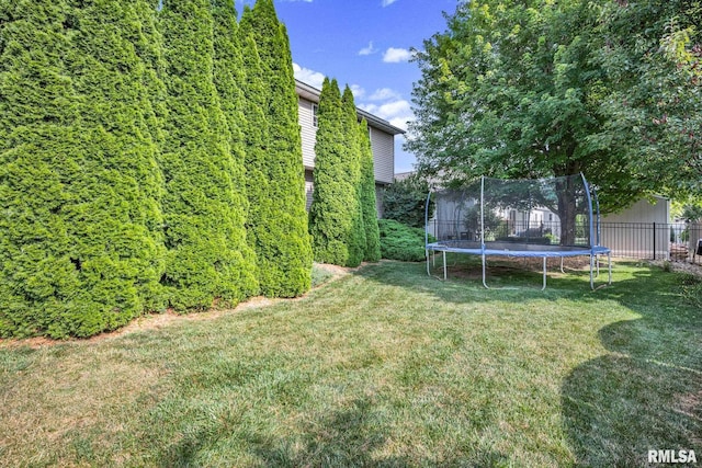 1129 Stonelake Ct, Metamora, IL 61548 - view of yard featuring a trampoline