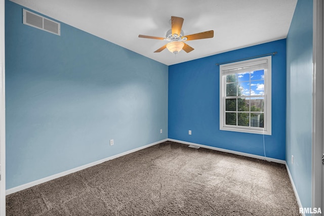 1129 Stonelake Ct, Metamora, IL 61548 - carpeted empty room featuring baseboards and a ceiling fan