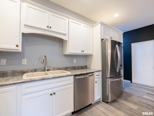 797 State Route 29th Hwy, Sparland, IL 61565 - kitchen with stainless steel appliances, white cabinets, light wood-type flooring, light countertops, and recessed lighting