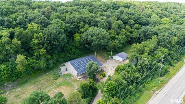 797 State Route 29th Hwy, Sparland, IL 61565 - aerial view of property and surrounding area featuring a heavily wooded area