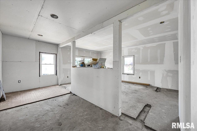 310 W Martin St, Abingdon, IL 61410 - unfurnished living room featuring plenty of natural light