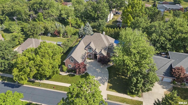 2815 W Windpointe Dr, Peoria, IL 61614 - aerial perspective of suburban area