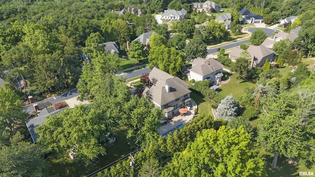 2815 W Windpointe Dr, Peoria, IL 61614 - aerial view of property's location with nearby suburban area