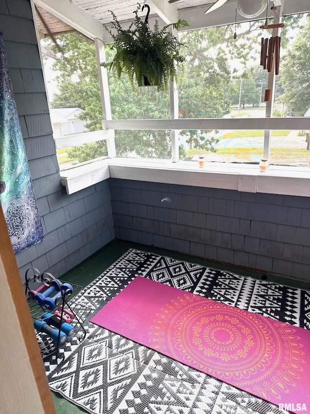 994 N Crafford St, Bushnell, IL 61422 - view of unfurnished sunroom