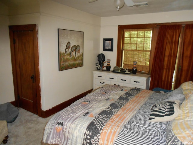994 N Crafford St, Bushnell, IL 61422 - bedroom with carpet floors and baseboards